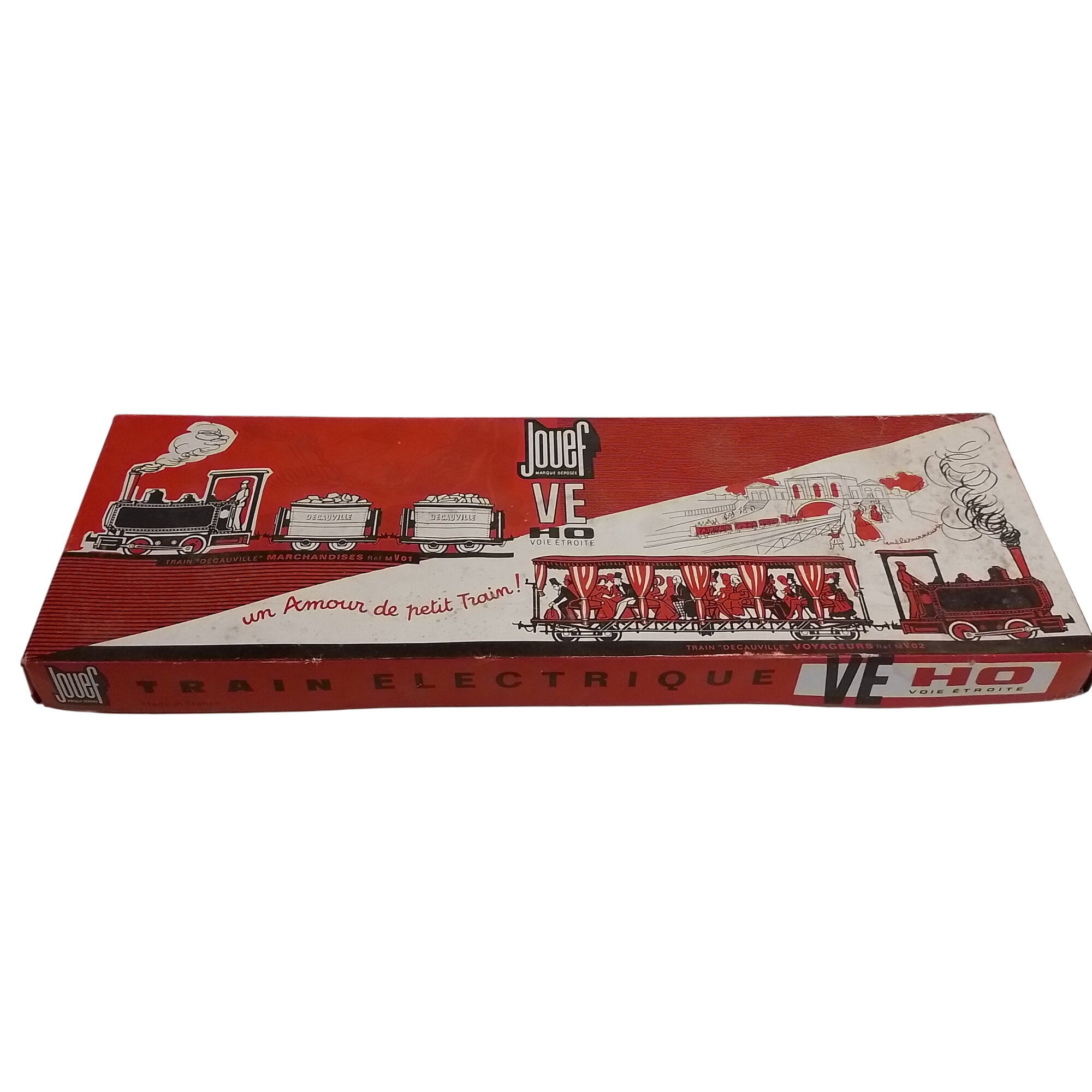 Train miniature JOUEF HO train baladeur DECAUVILLE VE - 90,00 € Train miniature JOUEF HO train baladeur DECAUVILLE VE reconditionné disponible sur Label Emmaüs