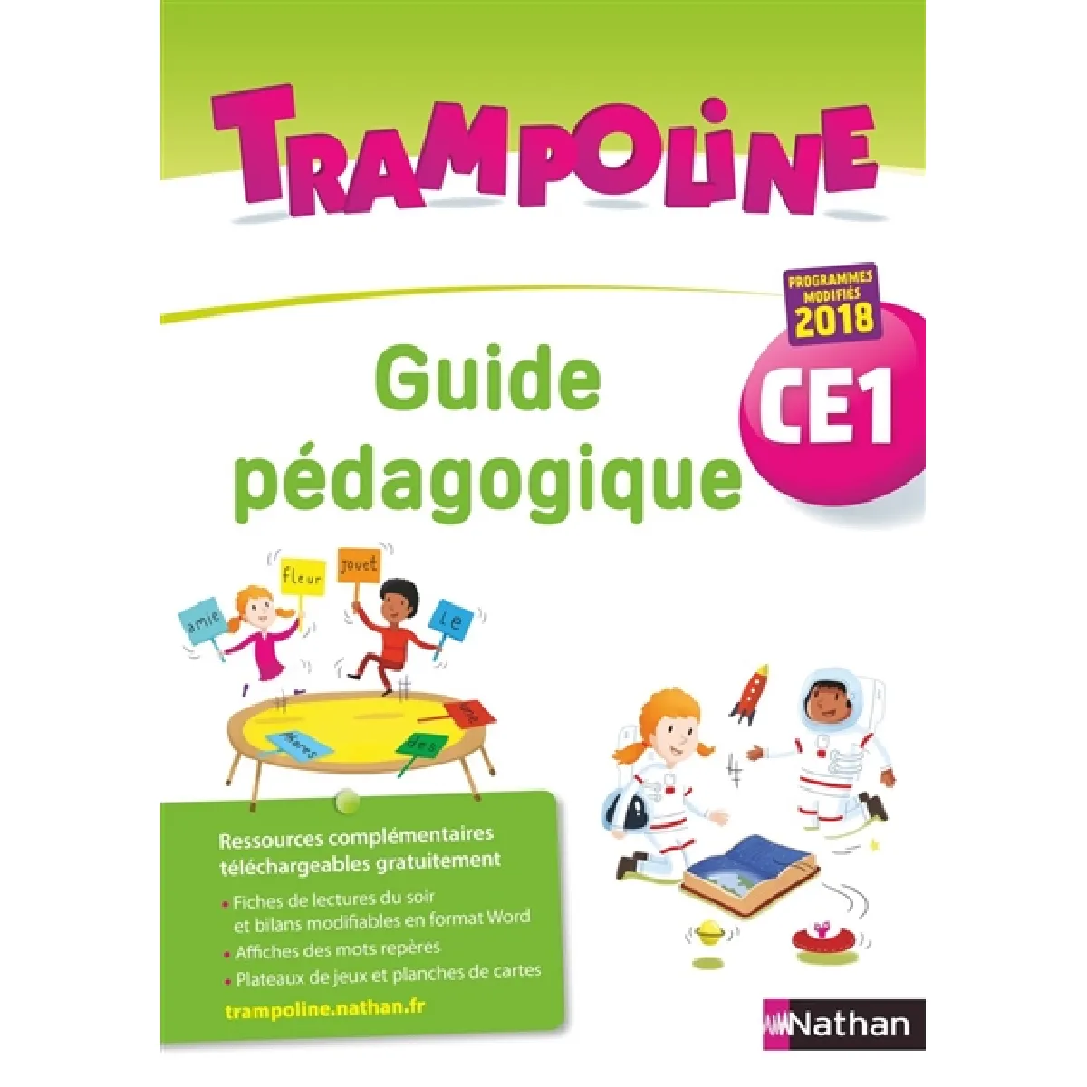 Acheter Trampoline, CE1 : guide pédagogique État correct - 13,36 € Trampoline, CE1 : guide pédagogique État correct N/A (Il ne s'agit pas d'une marque reconditionné disponible sur Rue du Commerce Seconde Vie