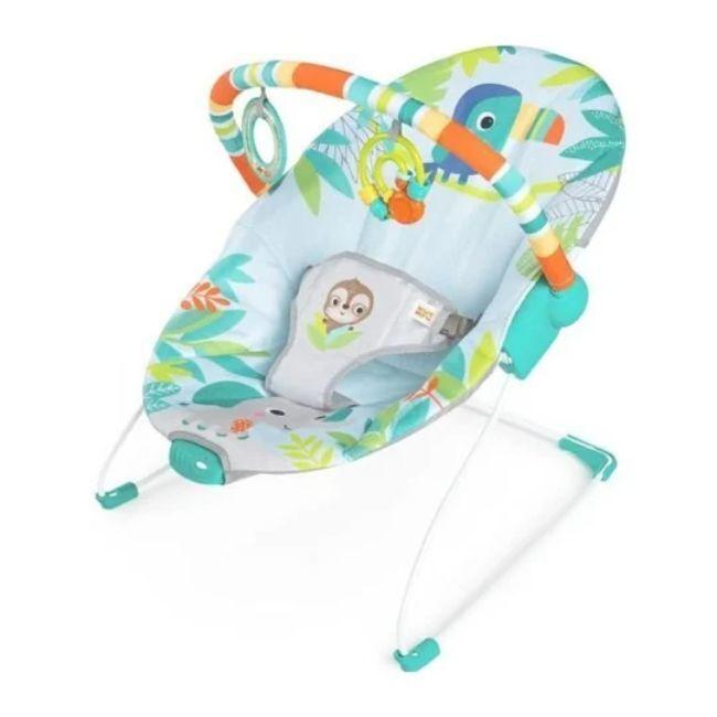 Transat Bébé Bright Starts Rainforest Vibes 0-6 mois jusqu'à 9 kg Parfait état - 24,90 € Transat Bébé Bright Starts Rainforest Vibes 0-6 mois jusqu'à 9 kg Parfait état reconditionné disponible sur Label Emmaüs