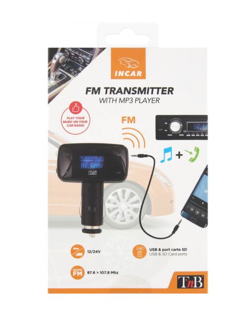 Transmetteur audio FM T'nb Noir État correct N/A reconditionné disponible sur Fnac