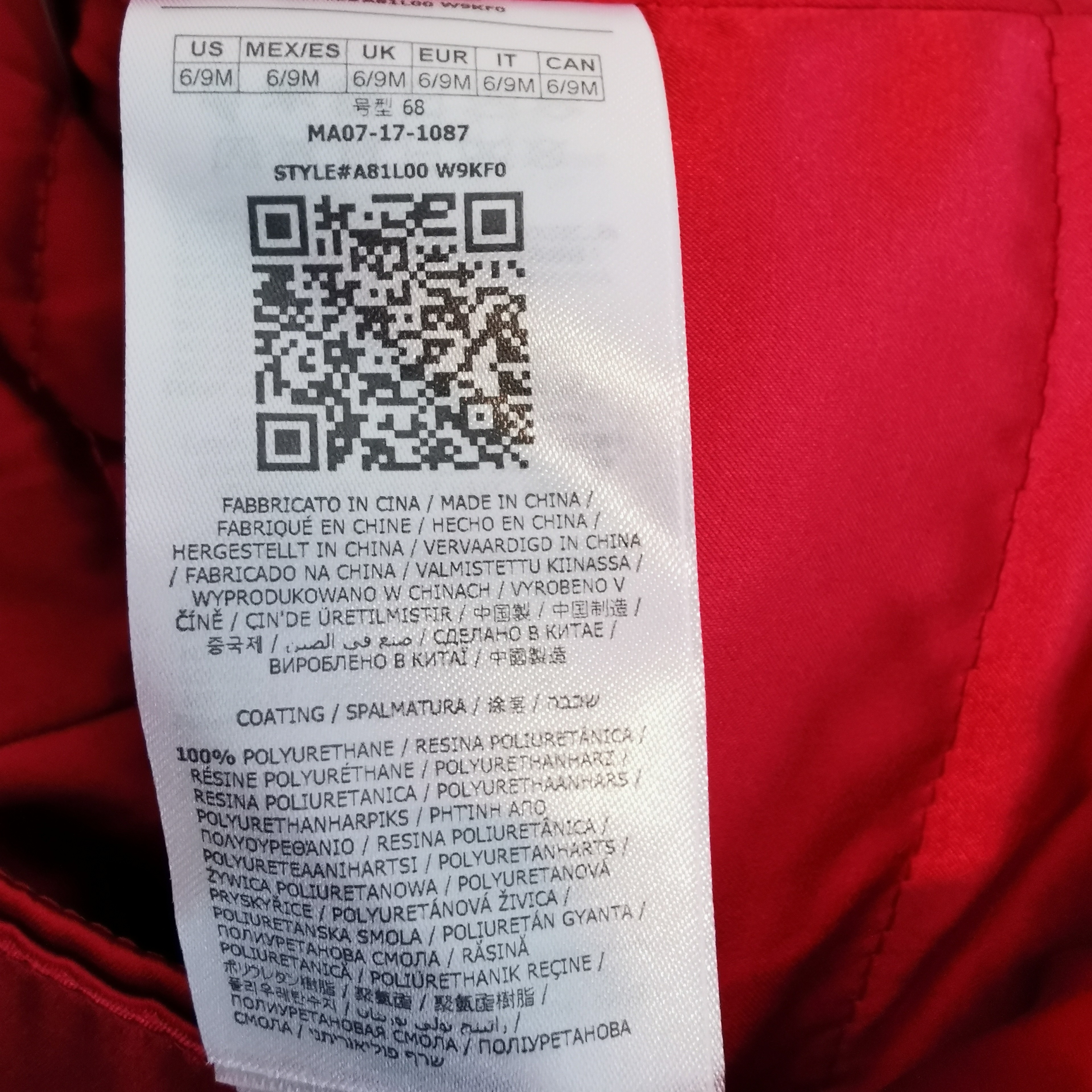 Voir photo 7 de Trench-coat imperméable rouge Guess - Taille 6/9 mois Trench-coat imperméable rouge Guess - Taille 6/9 mois Parfait état reconditionné photo 7