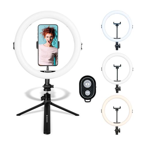 Trépied de table + anneau LED Agfaphoto ARL11 Noir État correct AgfaPhoto reconditionné disponible sur Fnac