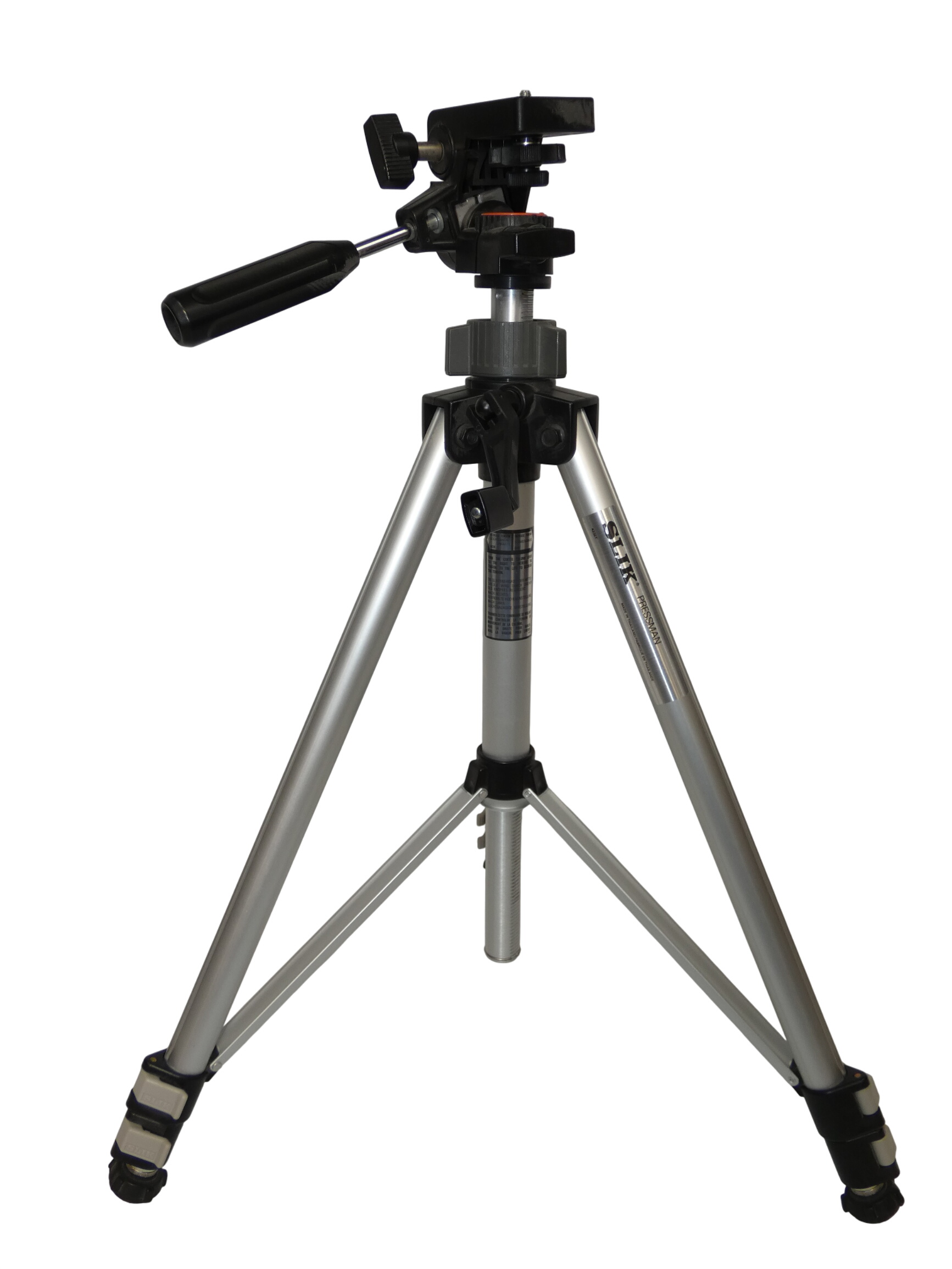 Trépied pour appareil photo SLIK PRESSMAN 4232T Parfait état - 29,00 € Trépied pour appareil photo SLIK PRESSMAN 4232T Parfait état reconditionné disponible sur Label Emmaüs
