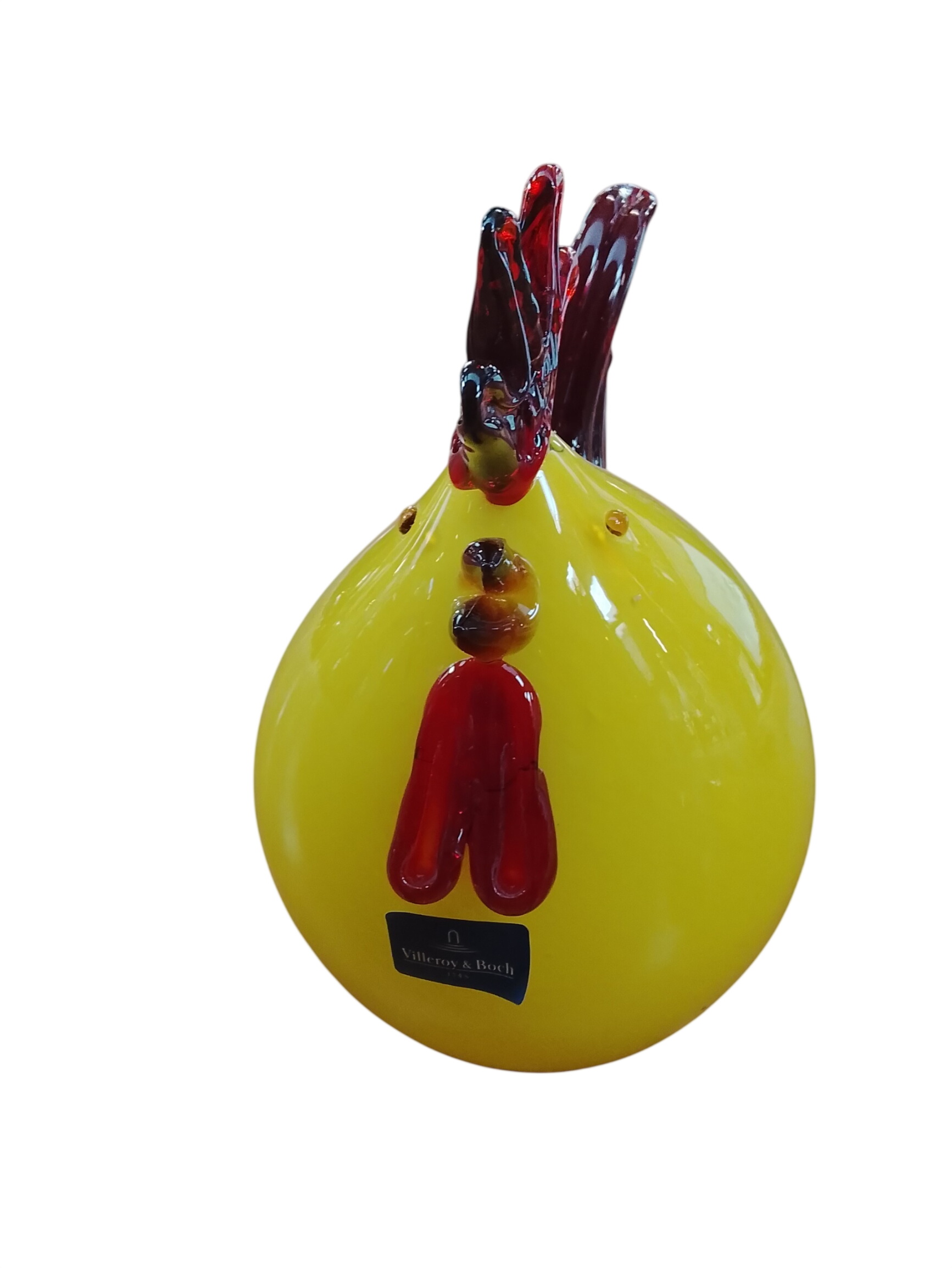 Acheter Très joli coq (ou poule stylisée) en verre soufflé Villeroy &Boch. Avec deux poussins de même facture. Étiquetés. Parfait état - 150,00 € Très joli coq (ou poule stylisée) en verre soufflé Villeroy &Boch. Avec deux poussins de même facture. Étiquetés. Parfait état reconditionné disponible sur Label Emmaüs