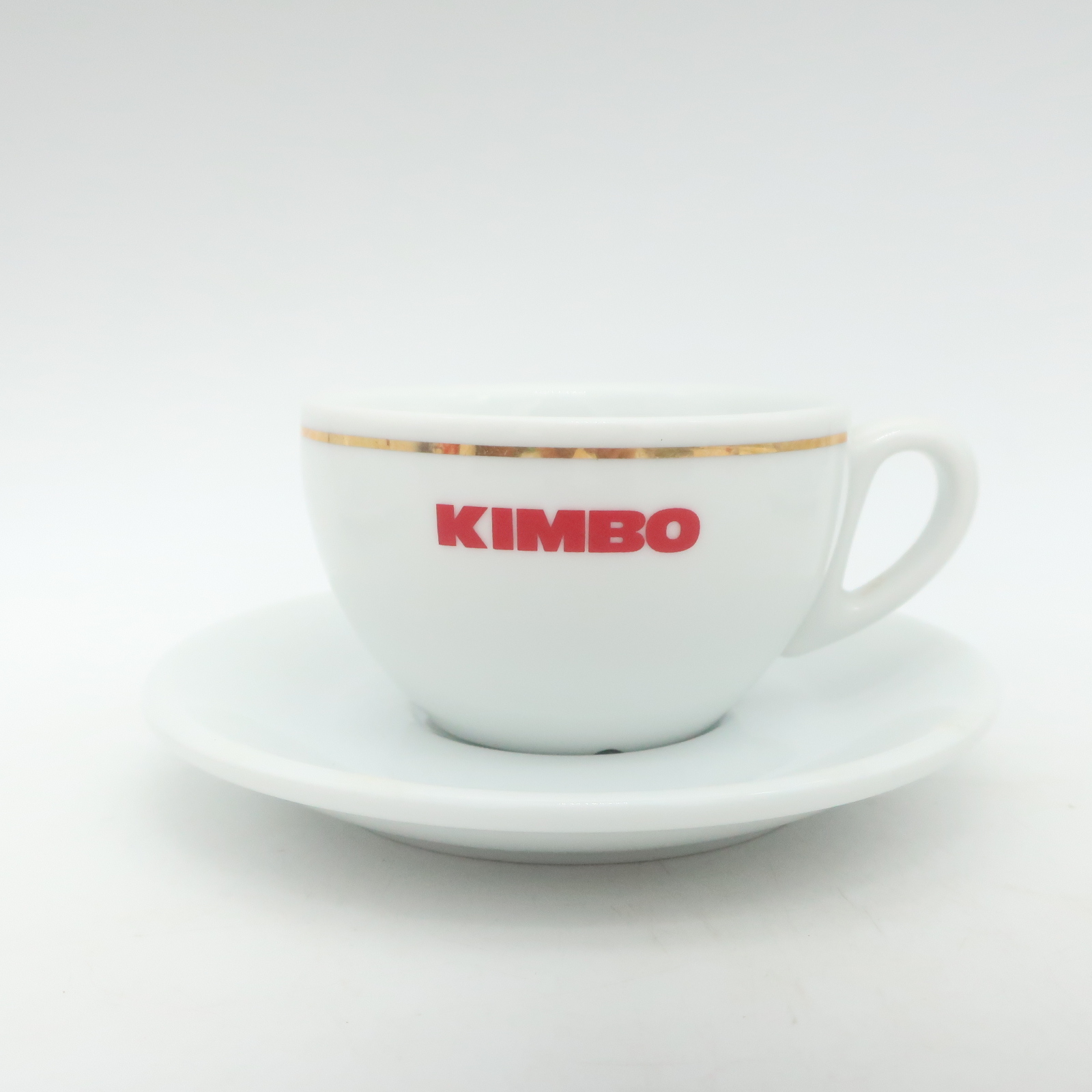 Voir photo 3 de Trio de Grande Tasses et Sous-Tasses en porcelaine épaisse Kimbo Trio de Grande Tasses et Sous-Tasses en porcelaine épaisse Kimbo reconditionné photo 3