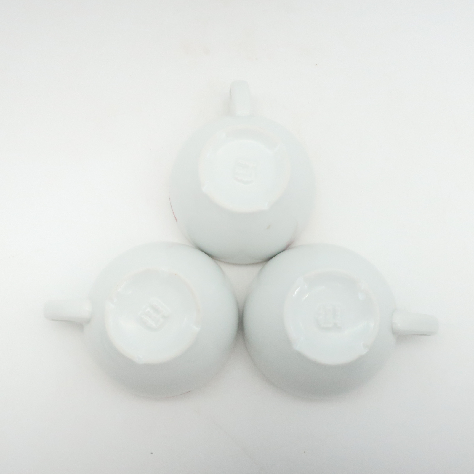Voir photo 7 de Trio de Grande Tasses et Sous-Tasses en porcelaine épaisse Kimbo Trio de Grande Tasses et Sous-Tasses en porcelaine épaisse Kimbo reconditionné photo 7
