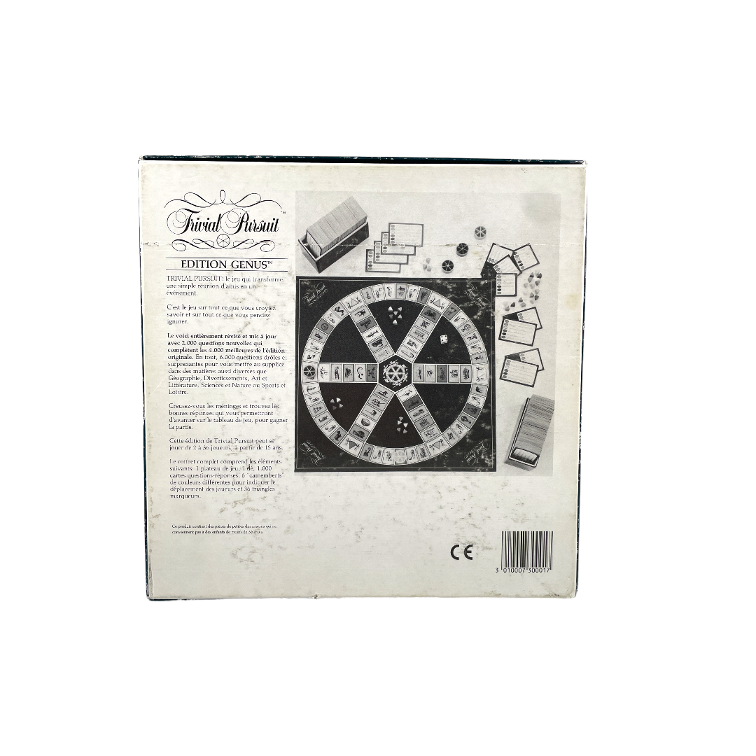 Voir photo 2 de Trivial Pursuit - Edition Genus- Édition 1984 Trivial Pursuit - Edition Genus- Édition 1984 Très bon état reconditionné photo 2
