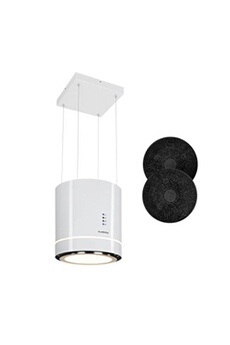 Tron Ambience Hotte îlot aspirante Ø 38 cm 540 m³/h - 3 vitesses - Classe A - Blanche Bon état Klarstein reconditionné disponible sur Darty