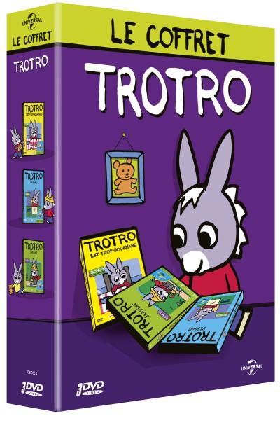 Trotro jardine - Trotro est trop gourmand - Totro dessine - Coffret État correct reconditionné disponible sur Fnac