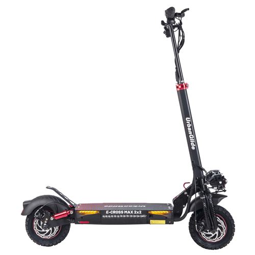 Trottinette électrique Urbanglide Ecross Max 2X2 double moteur 17,5A Noir État correct Urbanglide reconditionné disponible sur Fnac