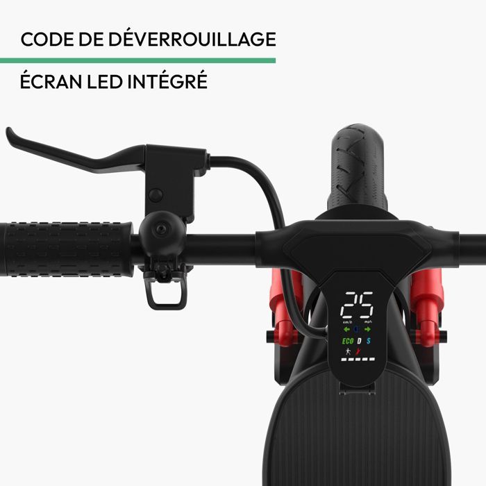 Trottinette électrique Wispeed Airo V10 400 W Noir - Très bon état Très bon état N/A reconditionné photo 3 | Dero