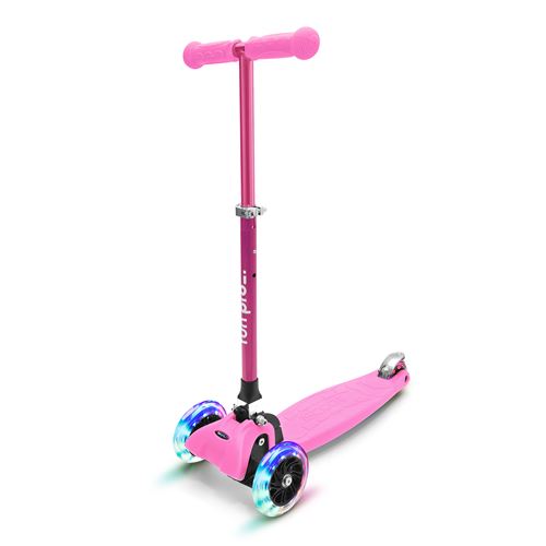 Trottinette - Fun Pro ONE Deluxe - pour enfants de 3 à 6 ans - roues avec LED - pliable - rose État correct - 55,99 € Trottinette - Fun Pro ONE Deluxe - pour enfants de 3 à 6 ans - roues avec LED - pliable - rose État correct N/A reconditionné disponible sur Fnac