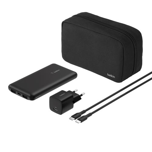 Trousse d’accessoires Belkin BoostCharge Noir pour appareils mobiles État correct Belkin reconditionné disponible sur Fnac