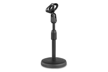 TS03 Support micro pour table - Noir, pied de micro réglable en hauteur, avec pince orientable Très bon état Vonyx reconditionné disponible sur Darty