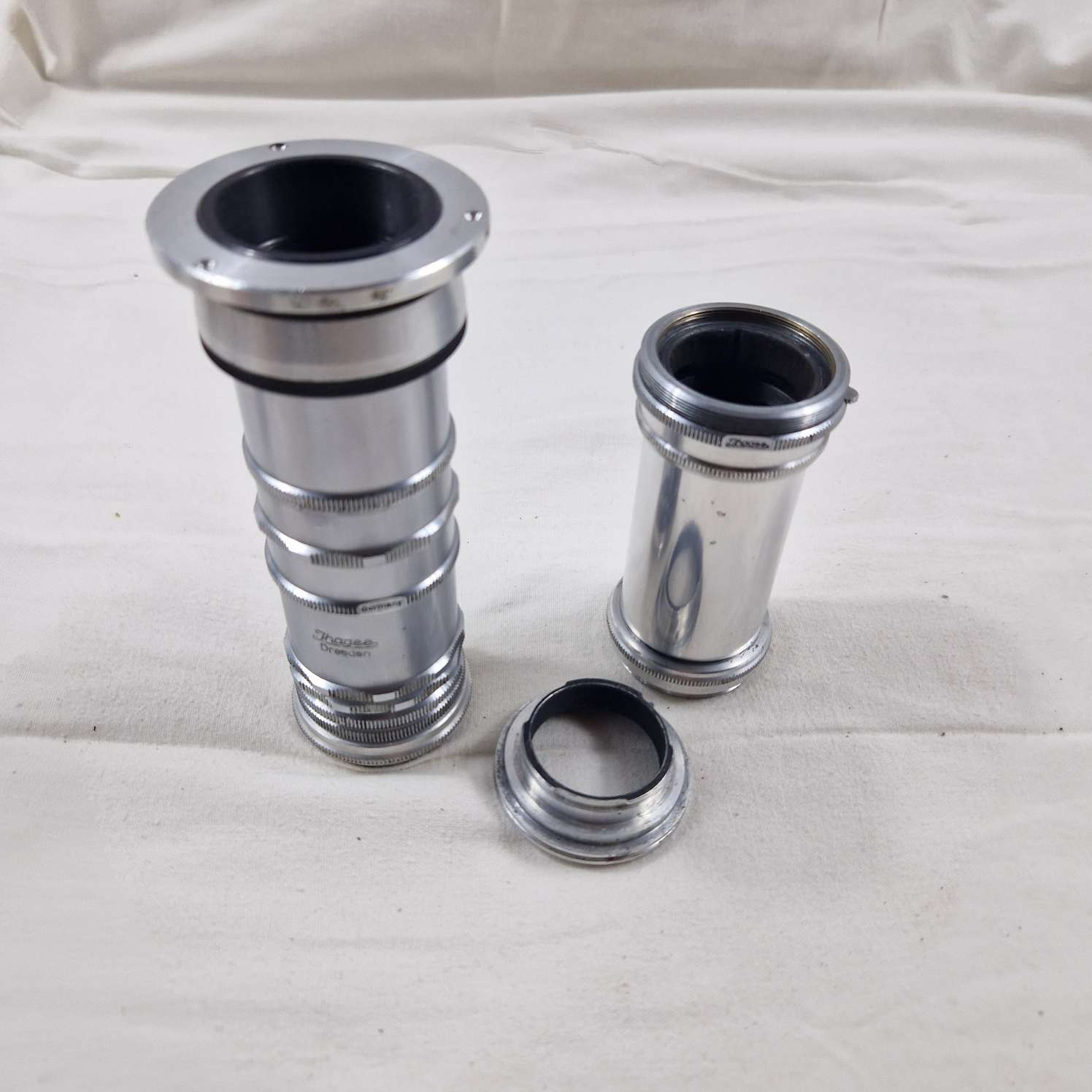 Voir photo 2 de Tube extension Chrome Vintage pour Camera ou appareil photo Lhagee Dresden Tube extension Chrome Vintage pour Camera ou appareil photo Lhagee Dresden bon état reconditionné photo 2