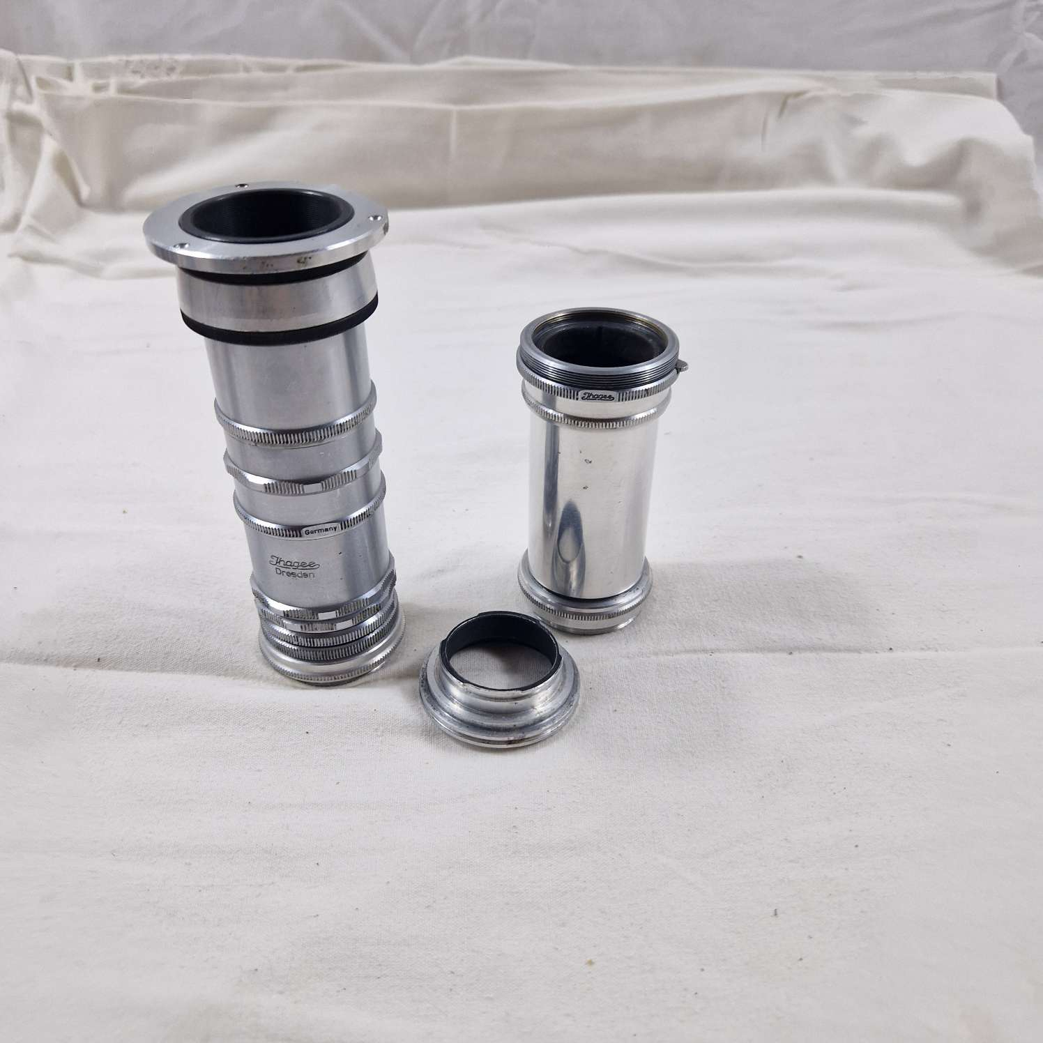 Voir photo 5 de Tube extension Chrome Vintage pour Camera ou appareil photo Lhagee Dresden Tube extension Chrome Vintage pour Camera ou appareil photo Lhagee Dresden bon état reconditionné photo 5