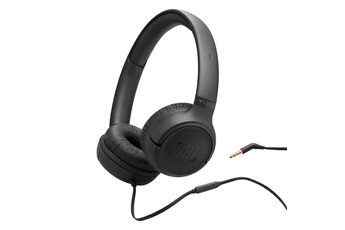 Tune 530 Noir, supra-auriculaire filaire avec son JBL Pure Bass Bon état JBL reconditionné disponible sur Darty