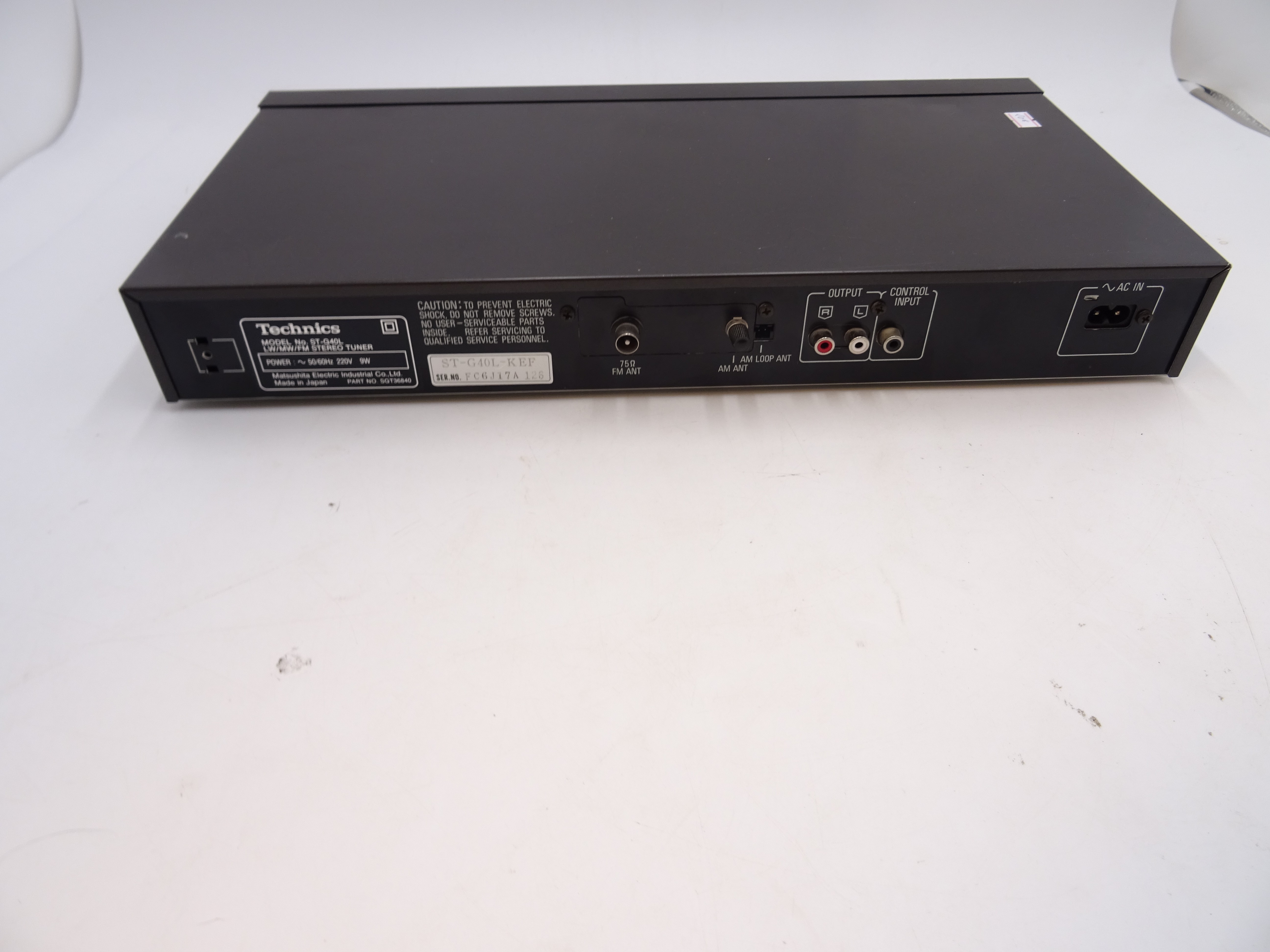 Voir photo 6 de Tuner Technics ST-G40L. | Dero Tuner Technics ST-G40L. Bon état reconditionné photo 6 | Dero