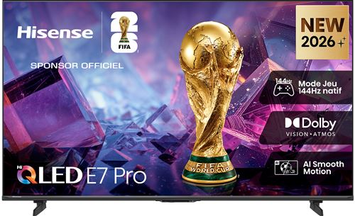 TV Hisense QLED 50E79S Pro 126 cm 2026 État correct Hisense reconditionné disponible sur Fnac | Dero