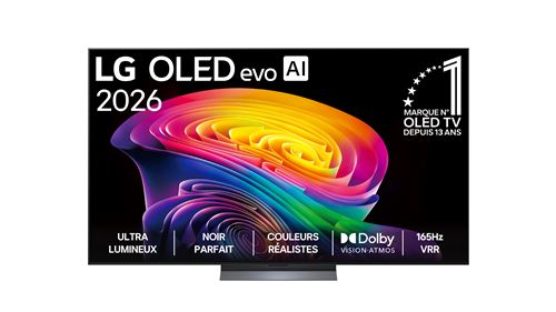 TV LG 4K OLED Evo OLED77C6 195 cm 2026 État correct LG reconditionné disponible sur Fnac