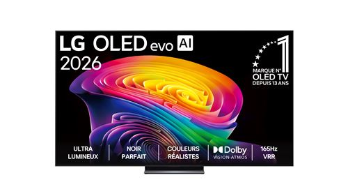 TV LG 4K OLED Evo OLED83C6 210 cm 2026 État correct LG reconditionné disponible sur Fnac