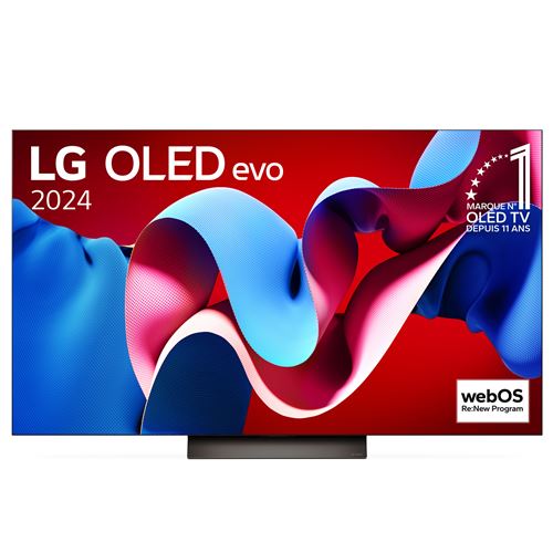 TV OLED Evo LG OLED55C46 139 cm 4K UHD 2024 Brun et Noir État correct LG reconditionné disponible sur Fnac