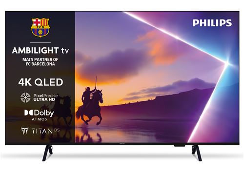 TV QLED Philips 4K UHD Ambilight 43PUS8400/12 108 cm 2025 État correct Philips reconditionné disponible sur Fnac