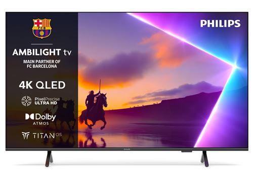 TV QLED Philips Ambilight 65PUS8550/12 164 cm 2026 État correct Philips reconditionné disponible sur Fnac
