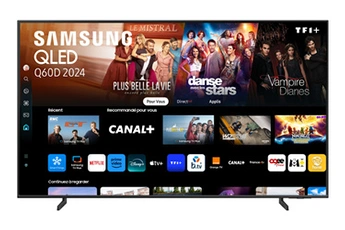 TV QLED TQ43Q60D 109 cm 4K UHD Smart TV Noir Bon état - 299,99 € TV QLED TQ43Q60D 109 cm 4K UHD Smart TV Noir Bon état Samsung reconditionné disponible sur Darty