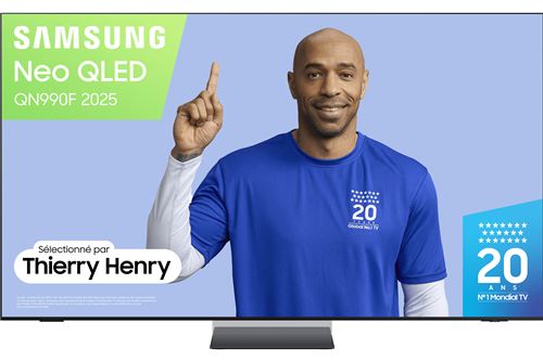 TV Samsung Mini Led Neo Qled TQ65QN990F 165 cm 2025 État correct Samsung reconditionné disponible sur Fnac