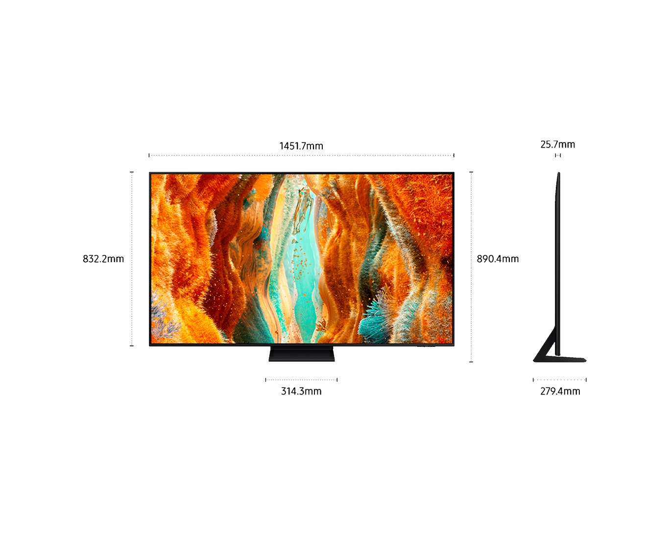Tv SAMSUNG TQ75QN74F Bon état Samsung reconditionné disponible sur Underdog