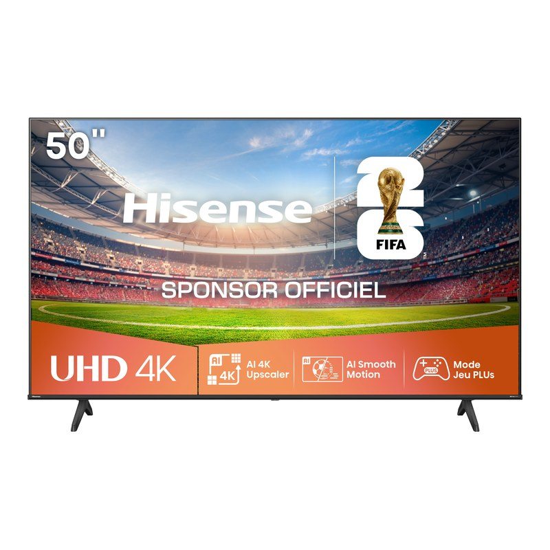 Tv Uhd 4k 50'' Hisense 50a6q Bon état - 289,00 € Tv Uhd 4k 50'' Hisense 50a6q Bon état reconditionné disponible sur Electro Depot