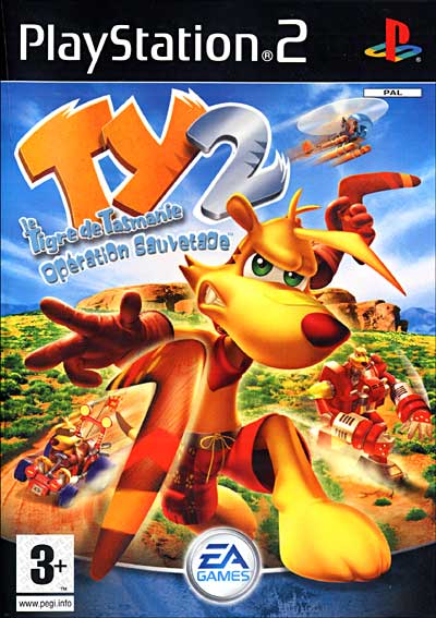 TY 2 Le Tigre de Tasmanie - Opération Sauvetage État correct Bandai Namco reconditionné disponible sur Fnac