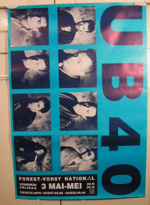 UB 40 - 67x97 cm - AFFICHE / POSTER État correct reconditionné disponible sur Fnac