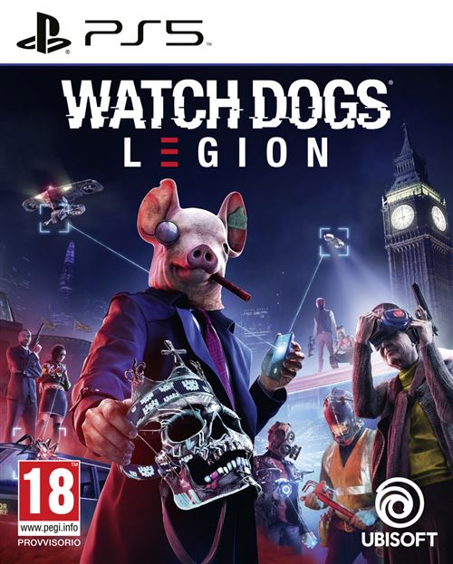 Ubisoft Watch Dogs Legion, PS5 Standard Anglais, Italien PlayStation 5 État correct reconditionné disponible sur Fnac