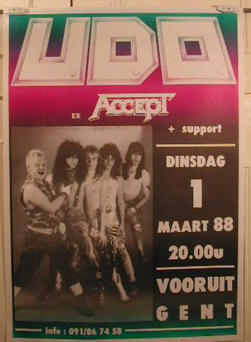Acheter Udo - Accept - 61x86 cm - AFFICHE / POSTER État correct - 26,99 € Udo - Accept - 61x86 cm - AFFICHE / POSTER État correct N/A reconditionné disponible sur Fnac