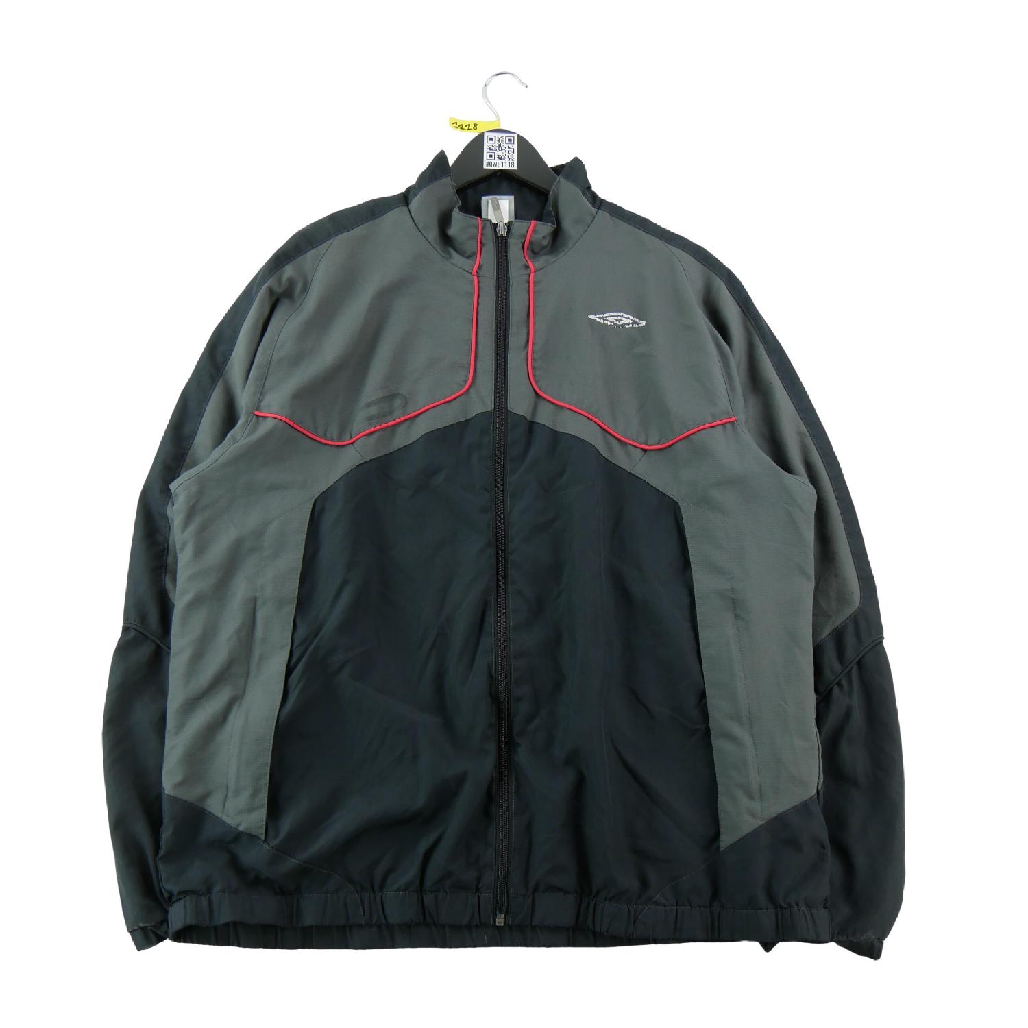 Umbro Veste de survêtements Color block noir gris Passepoils rouges Homme Taille XL Très bon état Umbro reconditionné disponible sur Sporteed