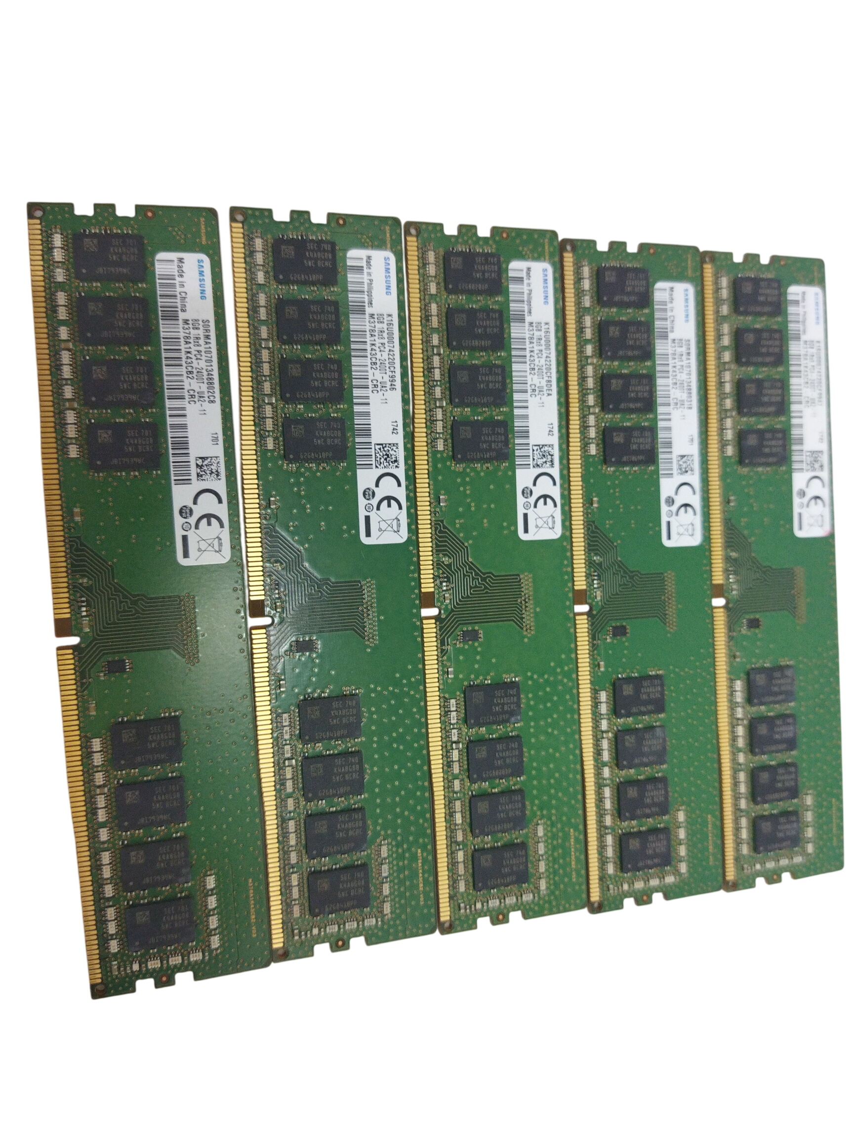 Un lot de 5X RAM 8 Go -Random Access Memory marque Samsung DDR4 8Go 1Rx8 PCA-2400T en très bon état Très bon état - 230,99 € Un lot de 5X RAM 8 Go -Random Access Memory marque Samsung DDR4 8Go 1Rx8 PCA-2400T en très bon état Très bon état reconditionné disponible sur Label Emmaüs