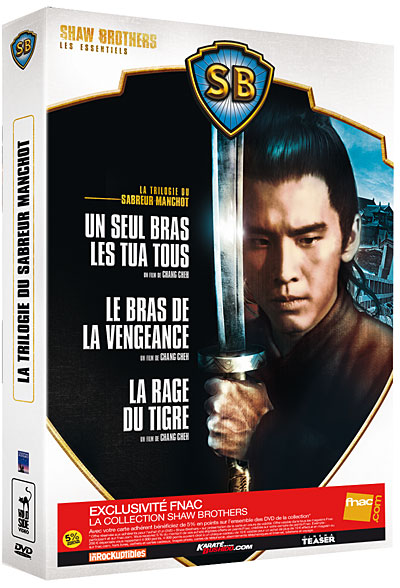 Un seul bras les tua tous - Le bras de la vengeance - La rage du Tigre - Coffret État correct reconditionné disponible sur Fnac