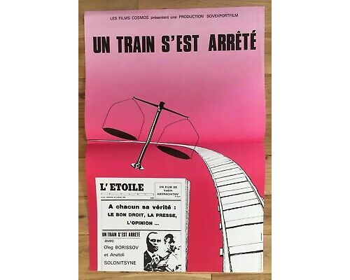 Un Train s'est Arrêté - 1982 - Vadim Abdrachitov - AFFICHE État correct N/A reconditionné disponible sur Fnac