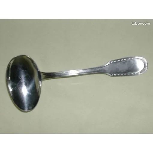Une Cuillère À Bouillie Métal Argenté 2 Poinçons occasion reconditionné disponible sur Rakuten