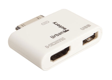 Urban Factory ICR03UF Adaptateur HDMI pour iPad, iPhone et iPod touch État correct Urban Factory reconditionné disponible sur Fnac