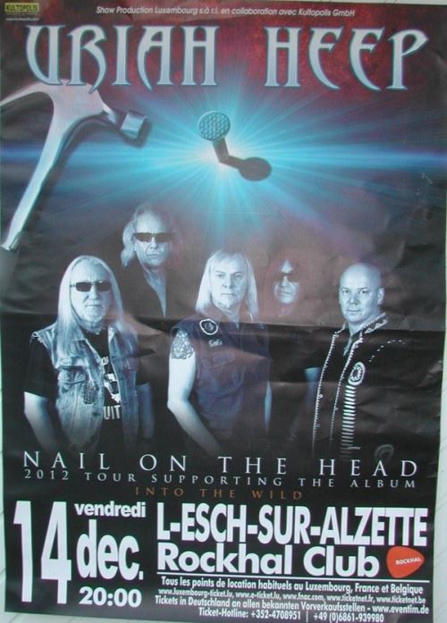 Uriah Heep - 84x120 cm - AFFICHE / POSTER État correct N/A reconditionné disponible sur Fnac
