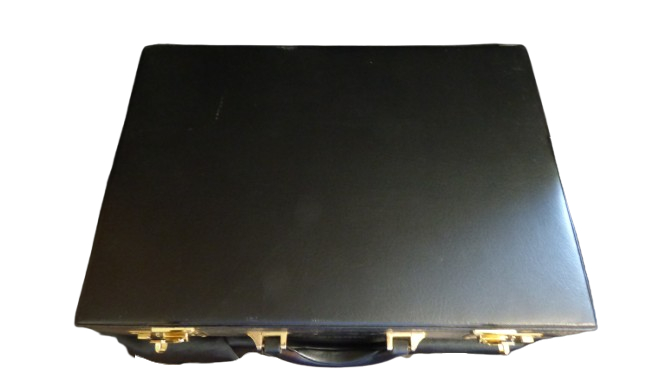Voir photo 5 de Valise de rangement noire (44,5 X 32 cm) Valise de rangement noire (44,5 X 32 cm) État correct reconditionné photo 5