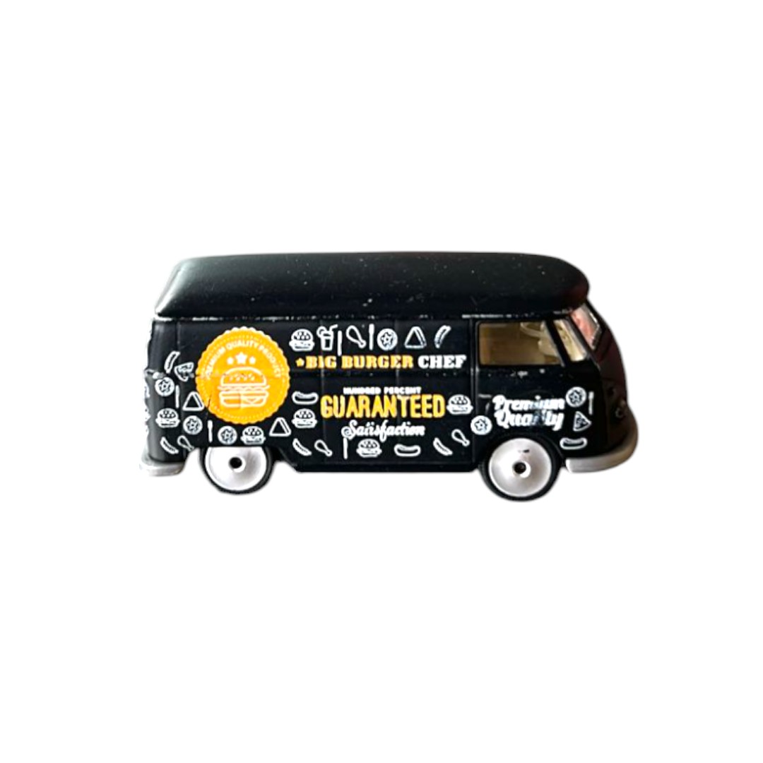 Voir photo 2 de Van Volswagen - T1 noir - Food Truck big burger chef Van Volswagen - T1 noir - Food Truck big burger chef Parfait état reconditionné photo 2