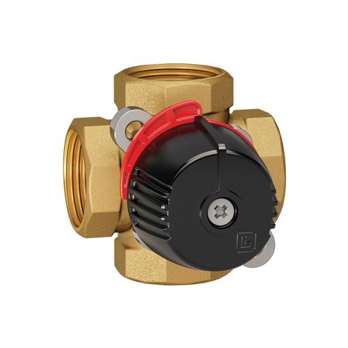 Vanne mélangeuse laiton 4 voies THERMOMIX - Diamètre : 1'' Sanitaire-distribution État correct reconditionné disponible sur Fnac