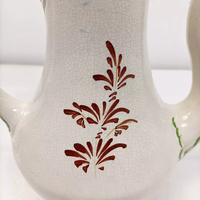 Voir photo 11 de Vase ancien Bassano en faïence peinte à la main décor floral - Carafe Vase ancien Bassano en faïence peinte à la main décor floral - Carafe Très bon état reconditionné photo 11