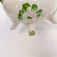 Voir photo 6 de Vase ancien Bassano en faïence peinte à la main décor floral - Carafe Vase ancien Bassano en faïence peinte à la main décor floral - Carafe Très bon état reconditionné photo 6
