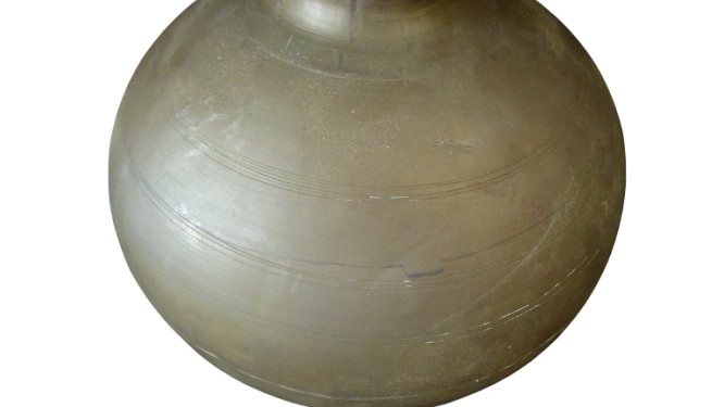Voir photo 13 de Vase ancien en laiton patiné artisanal Vase ancien en laiton patiné artisanal reconditionné photo 13
