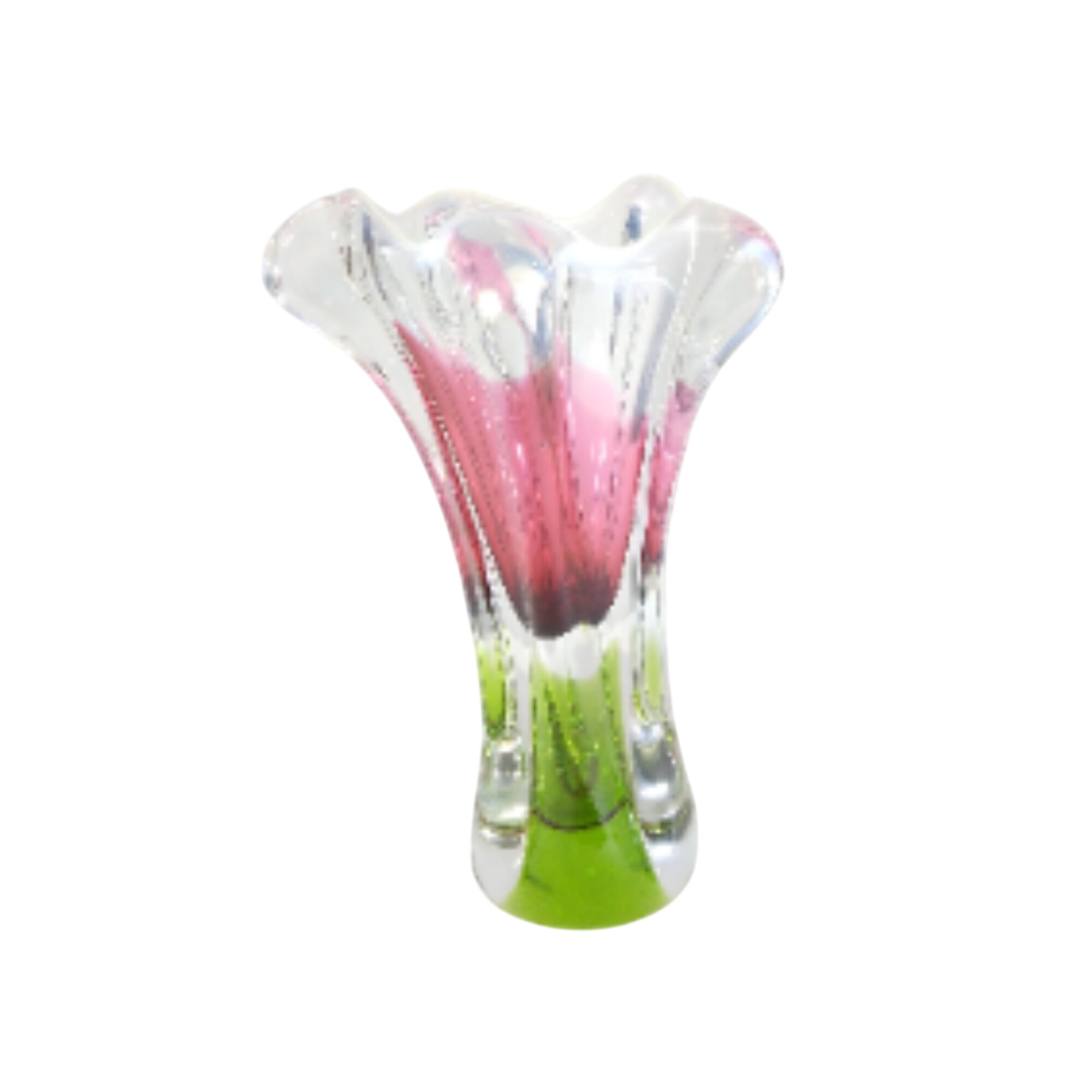 Vase bicolore en verre d'art, inspiration Josef Hospodka - années 60 Très bon état - 220,00 € Vase bicolore en verre d'art, inspiration Josef Hospodka - années 60 Très bon état reconditionné disponible sur Label Emmaüs